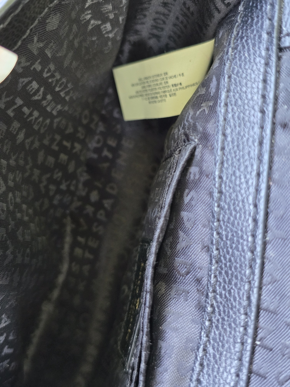 kate spade Black Leather Crossbody Satchel - Picture 7 of 8